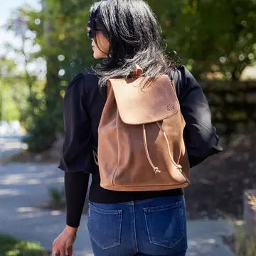 Isabel Leather Backpack – Artisan-Made Elegance with Purpose